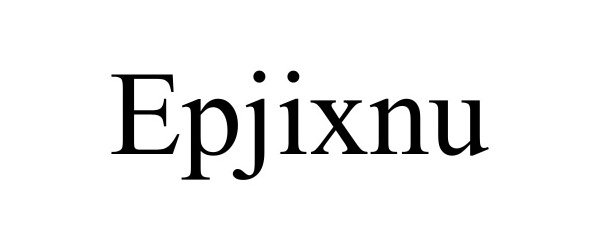 Trademark Logo EPJIXNU