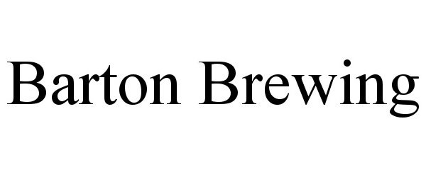Trademark Logo BARTON BREWING