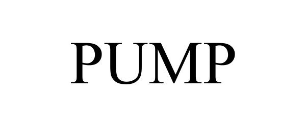Trademark Logo PUMP
