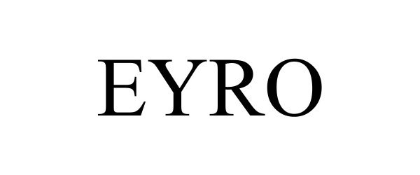 Trademark Logo EYRO