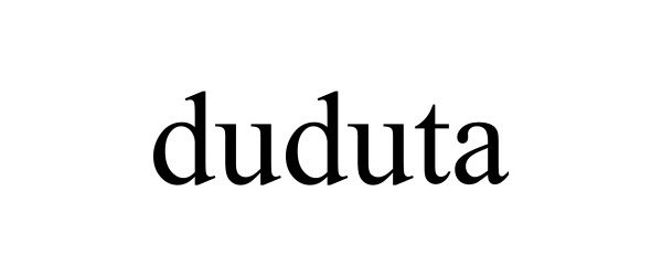 Trademark Logo DUDUTA