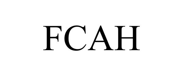 Trademark Logo FCAH