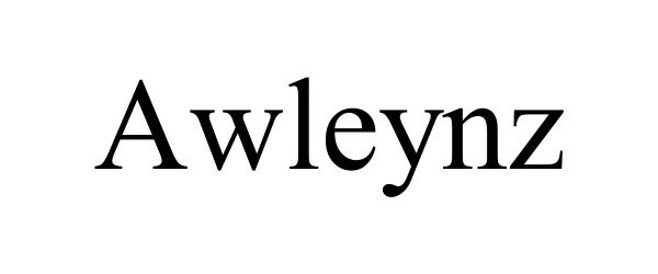 Trademark Logo AWLEYNZ