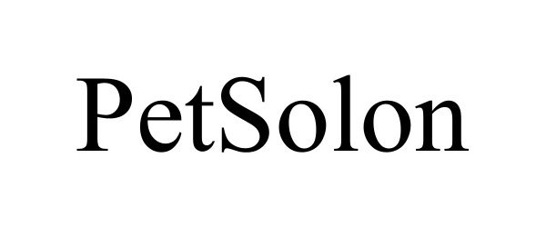 Trademark Logo PETSOLON