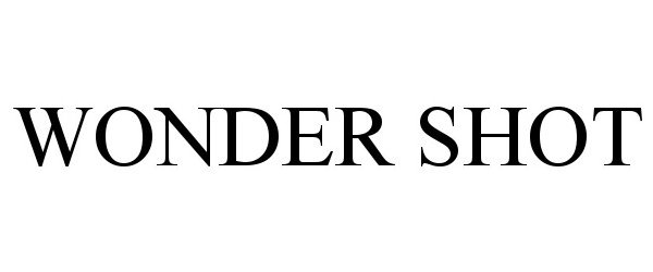Trademark Logo WONDER SHOT