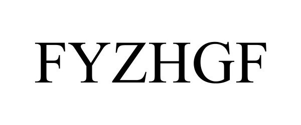 Trademark Logo FYZHGF