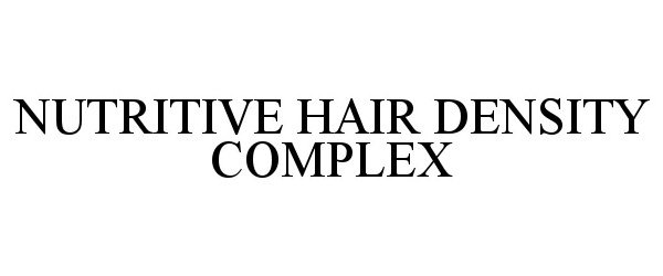  NUTRITIVE HAIR DENSITY COMPLEX