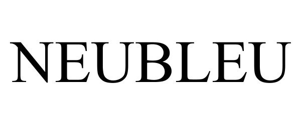 Trademark Logo NEUBLEU