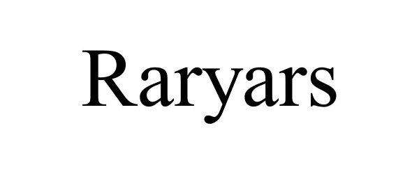 Trademark Logo RARYARS