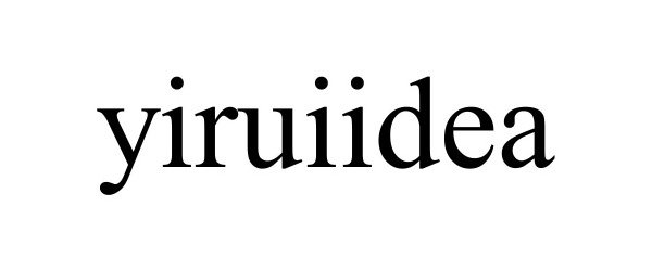 Trademark Logo YIRUIIDEA