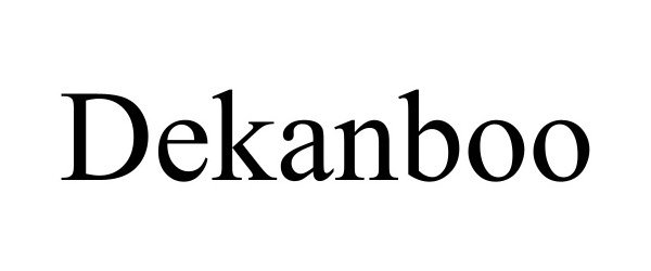  DEKANBOO