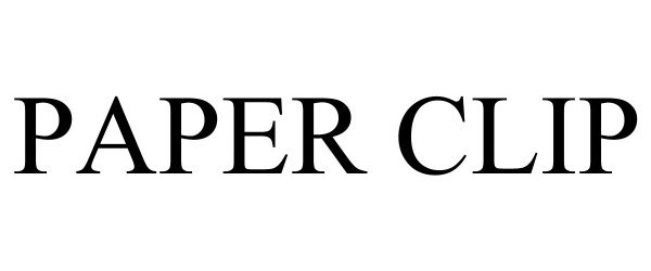 Trademark Logo PAPER CLIP