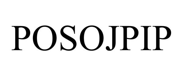 Trademark Logo POSOJPIP
