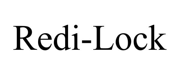 Trademark Logo REDI-LOCK