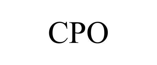 Trademark Logo CPO