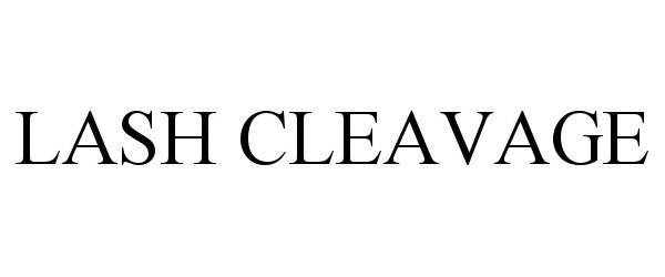Trademark Logo LASH CLEAVAGE
