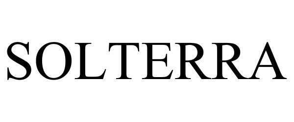 Trademark Logo SOLTERRA