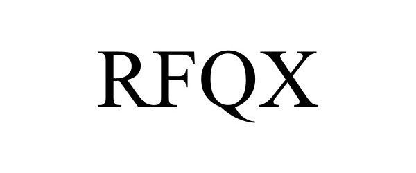 Trademark Logo RFQX