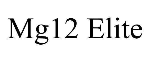 Trademark Logo MG12 ELITE