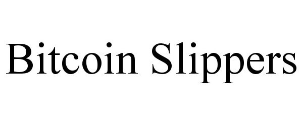 Trademark Logo BITCOIN SLIPPERS