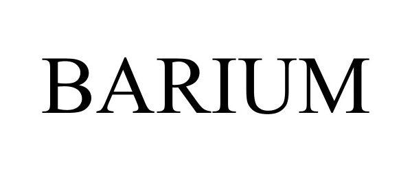 Trademark Logo BARIUM