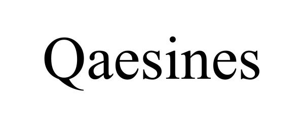 Trademark Logo QAESINES
