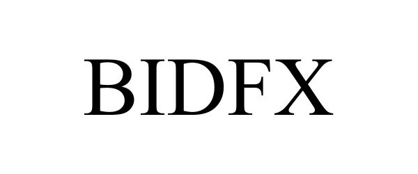 Trademark Logo BIDFX