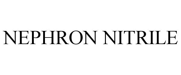 Trademark Logo NEPHRON NITRILE
