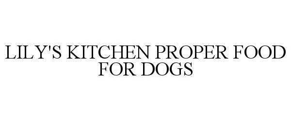  LILY'S KITCHEN PROPER FOOD FOR DOGS