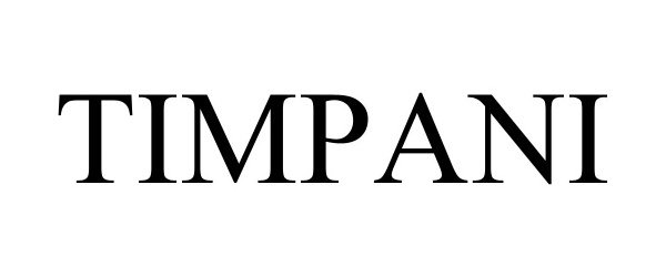 Trademark Logo TIMPANI