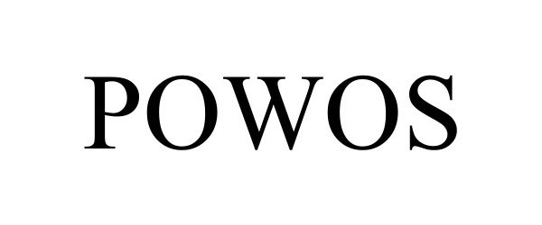 Trademark Logo POWOS