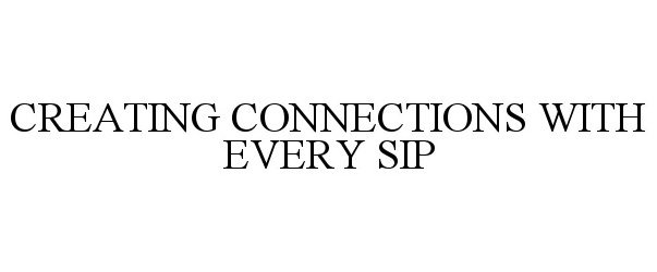  CREATING CONNECTIONS WITH EVERY SIP