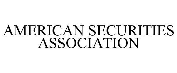Trademark Logo AMERICAN SECURITIES ASSOCIATION