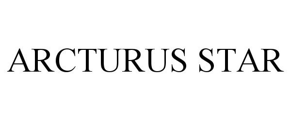 Trademark Logo ARCTURUS STAR