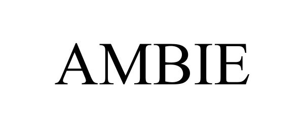 Trademark Logo AMBIE