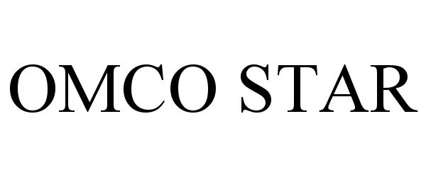 Trademark Logo OMCO STAR