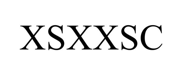 Trademark Logo XSXXSC