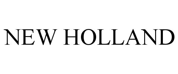 Trademark Logo NEW HOLLAND