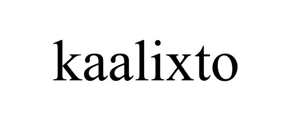 KAALIXTO - Koppu Brand Management Co., Ltd. Trademark Registration