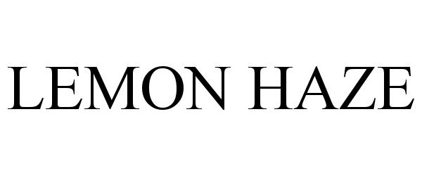 Trademark Logo LEMON HAZE