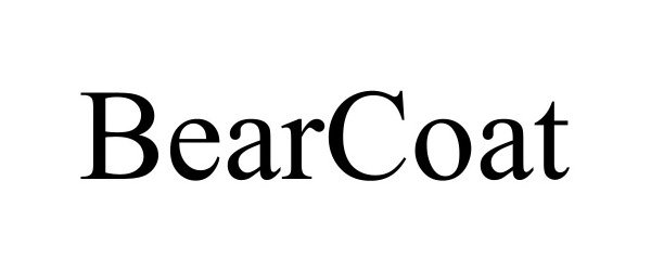 Trademark Logo BEARCOAT