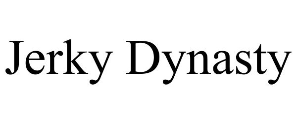Trademark Logo JERKY DYNASTY