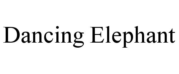 Trademark Logo DANCING ELEPHANT