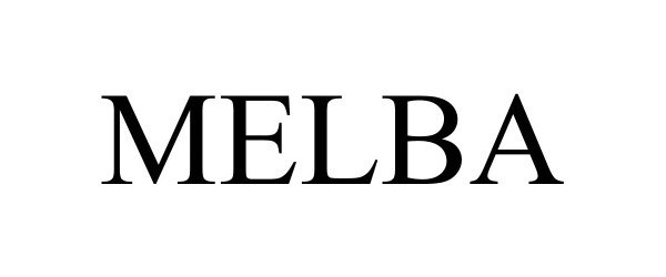 Trademark Logo MELBA