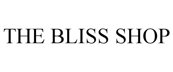  THE BLISS SHOP
