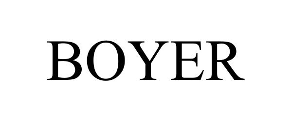 Trademark Logo BOYER