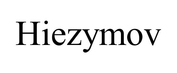 Trademark Logo HIEZYMOV