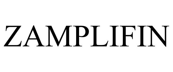 Trademark Logo ZAMPLIFIN