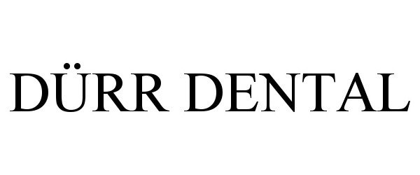 Trademark Logo DÜRR DENTAL