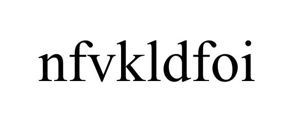 Trademark Logo NFVKLDFOI
